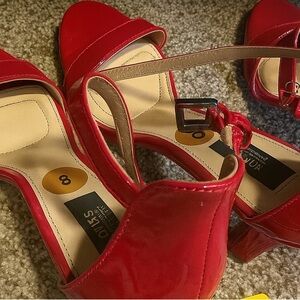 Jones New York Vibrant Red Heels